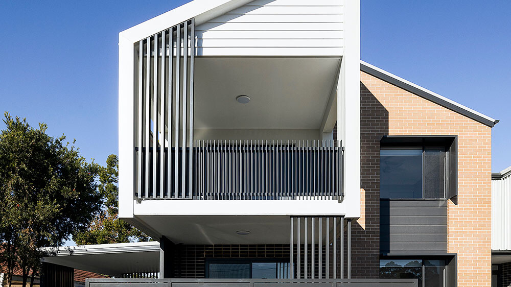 Biara Street Residences is an infill housing scheme comprising 10 senior housing dwellings for the NSW Land and Housing Corporation. Credit: Evan Maclean Photography. Source: Kennedy Associates Architects