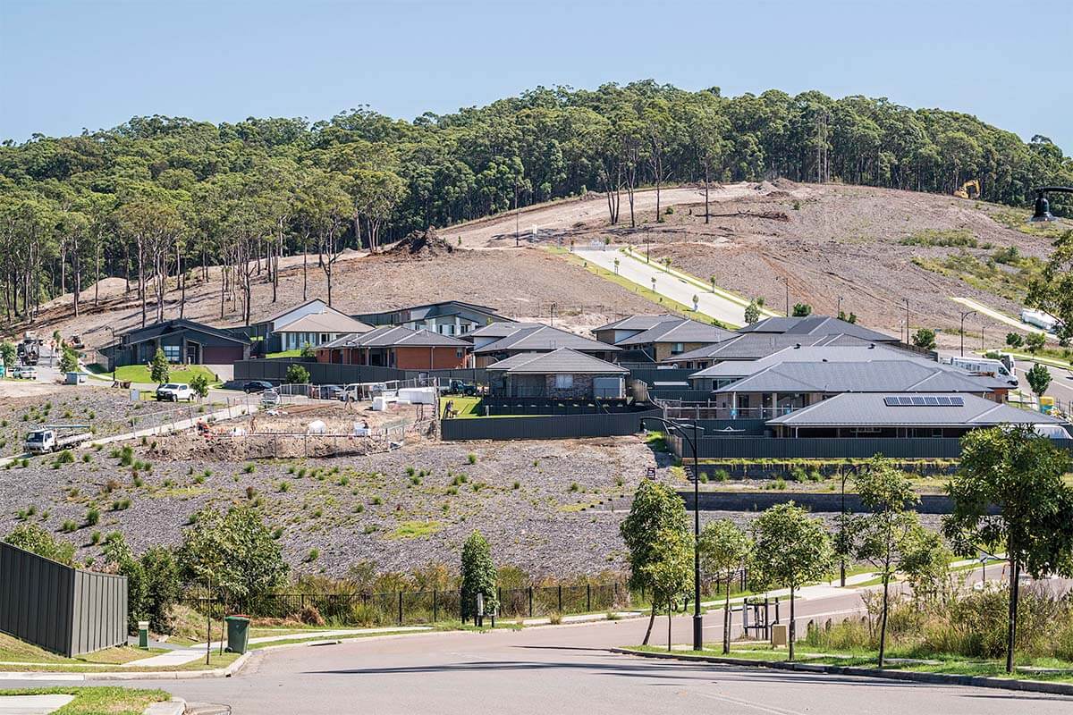 New housing at Cameron Park. Lake Macquarie, NSW. Credit: NSW Department of Planning and Environment / Jaime Plaza Van Roon