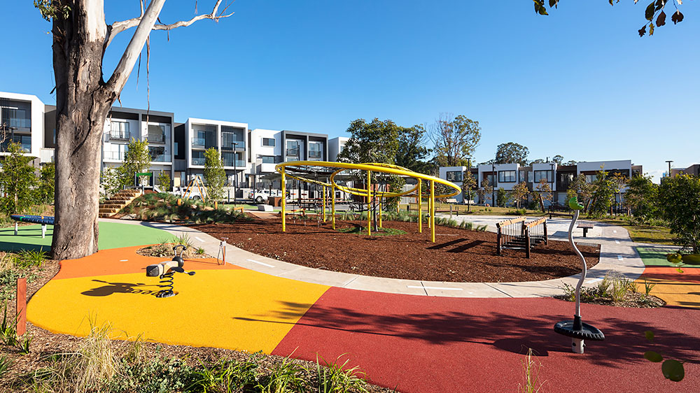 Ed.Square has created a sustainable community that combines medium-density housing with open spaces and amenity. Credit: Frasers Property Australia. Source: Frasers Property Australia