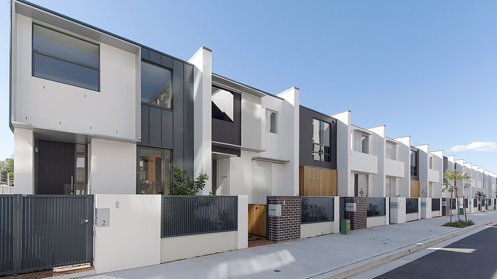 Erko Terraces offers sophisticated interiors, generous internal and external spaces and a new public domain. Credit: Brett Boardman. Source: SJB Architects