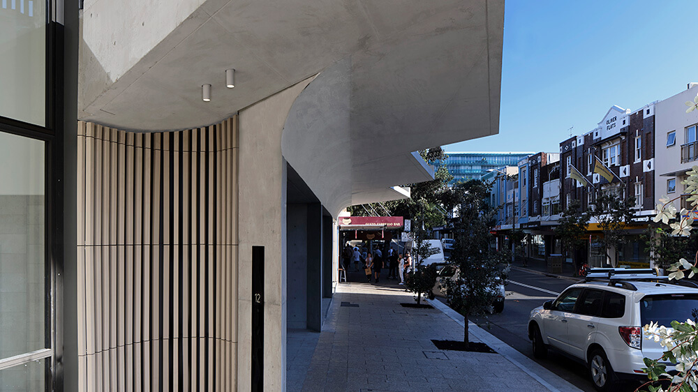 Pipi is a mixed-use development in the heart of Bondi that marries a coastal aesthetic with practical urban living. Credit: Romello Pereira. Source: Smart Design Studip