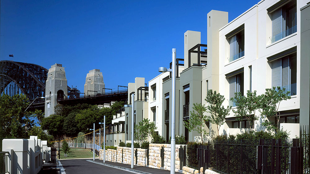 The design of the Pottinger Street homes has considered the local context , affordability and sustainability. Credit: Patrick Bingham Hall. Source: PTW Architects