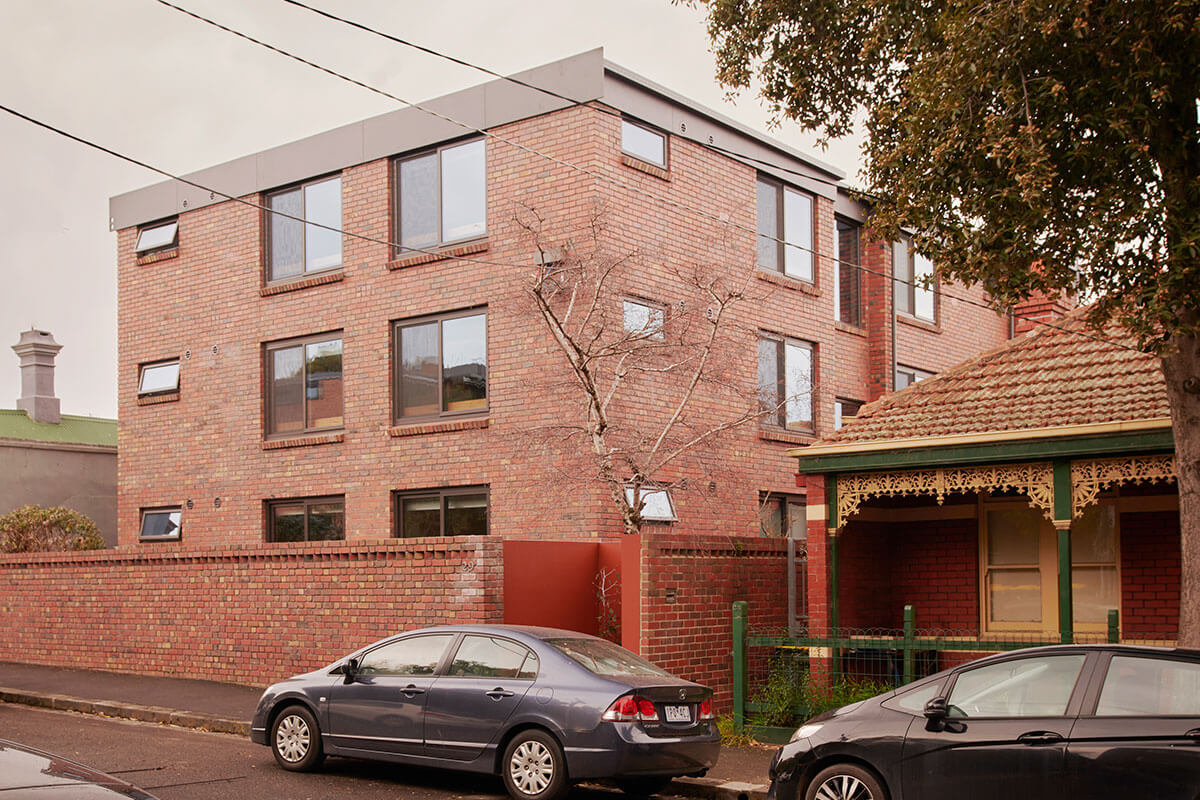 Wilam Ngarrang, Apartment Refurbishment, Fitzroy / Ngar-go, Victoria – A retrofit of an existing building that shows how you can achieve affordable housing, good sustainability outcomes and deliver comfort and delight. Credit: Eve Wilson Photography