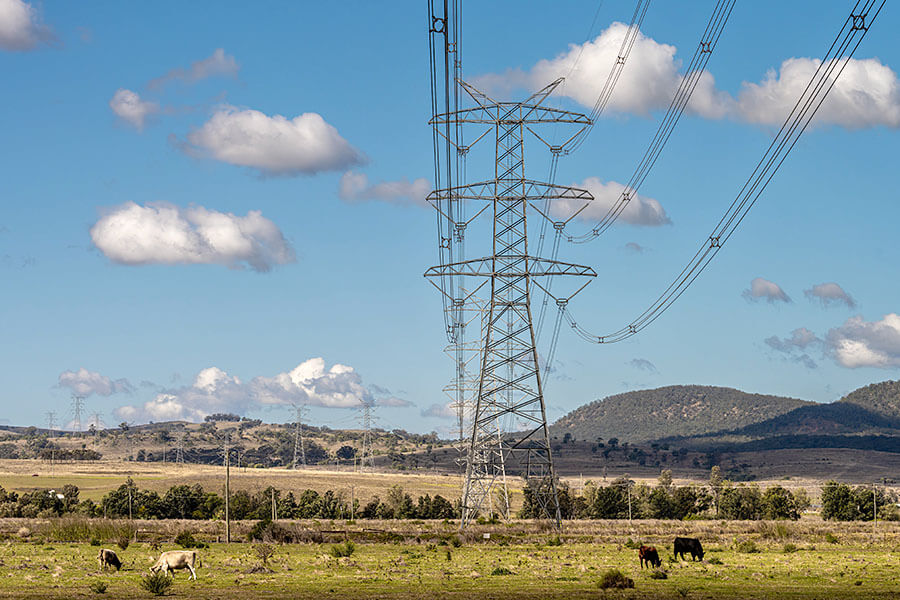 Infrastructure used for the transmission of renewable energy.