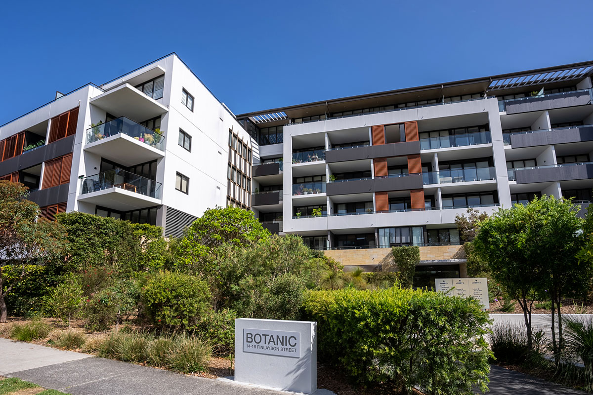 Mid-rise housing on Finlayson Street, Lane Cove NSW. Credit: James Grabowski/DPHI