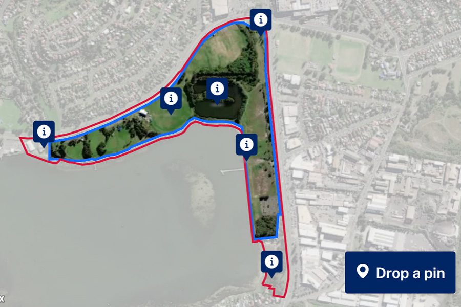 Warrawong Parklands map preview