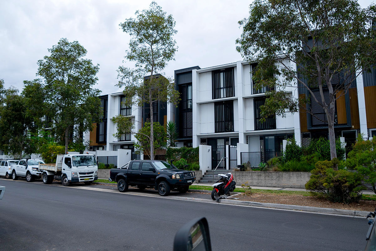 An example of mid-rise housing at Pemberton Street, Botany NSW. Credit: James Grabowski/DPHI