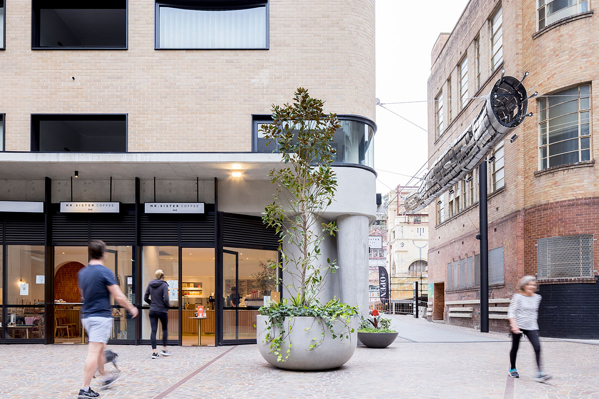 People walking through East End, Newcastle. Credit: Brett Boardman / Government Architect NSW