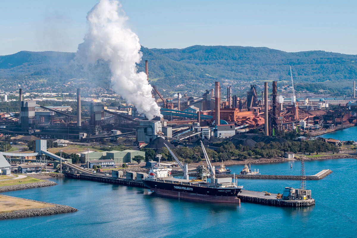 Portside factories in Port Kembla. Credit: Dee Kramer/NSW Department of Planning, Housing and Infrastructure