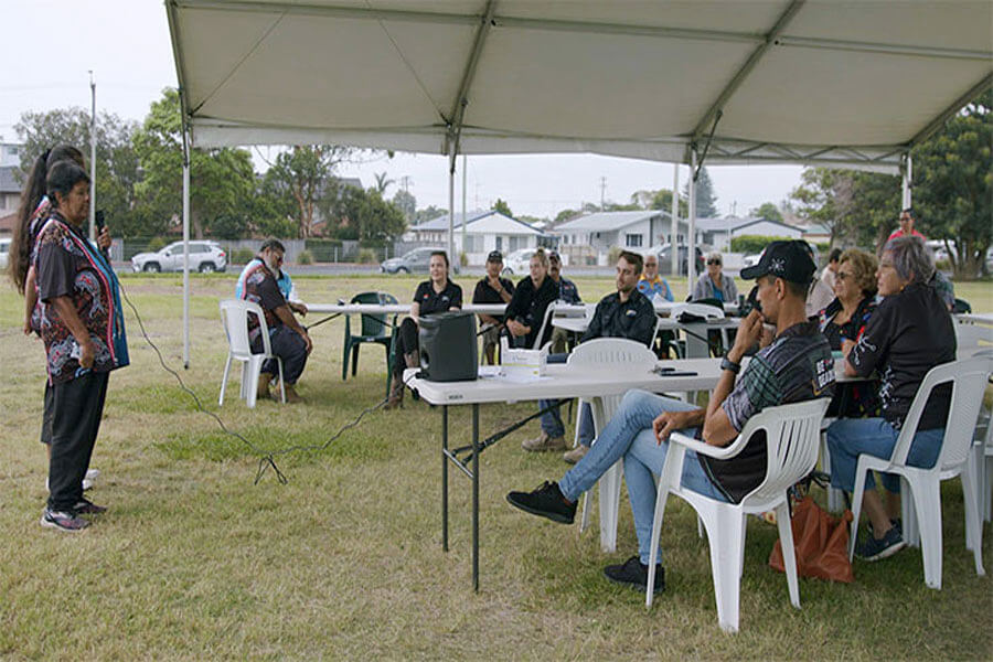 Community celebration at Cabarita Reserve, Cabarita NSW.