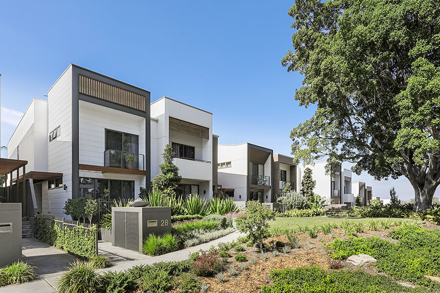 Example of medium-density housing at Lardelli Drive, Ryde NSW. Credit: NSW Department of Planning and Environment / Christopher Walters