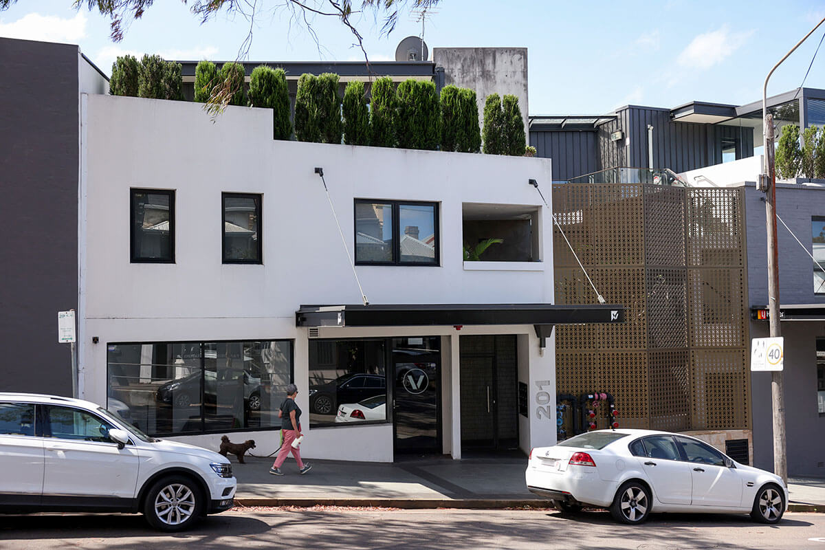 Example of low-rise housing on Darling Street, Balmain NSW. Credit: James Grabowski/DPHI